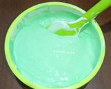 Foto langkah ke 5 dari resep Bolu Kukus Pandan Lapis Meses.