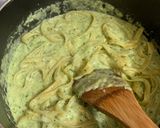 Foto del paso 3 de la receta: Fettuccini con crema y cilantro