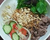 Hình bước làm 4 của món Bún bò nam bộ