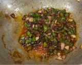 A picture of step 4 of Dry Soya Manchurian.