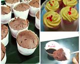 Hình bước làm 9 của món Red Velvet cupcake