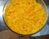 A picture of step 4 of Tri colour milk pauva.