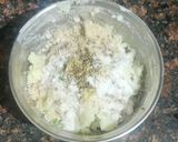 A picture of step 5 of Sabudana finger sticks.