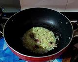 A picture of step 3 of Smoky Kadai Mushroom 🍄🍄.