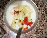 A picture of step 3 of Vegitable Raita.