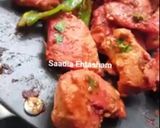 A picture of step 4 of Tawa chicken.