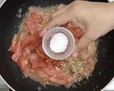A picture of step 6 of Kofta Karahi.