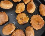 A picture of step 6 of Soya chunk chickpea kabab.