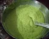 A picture of step 2 of Instant semolina spinach Handvo.