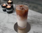 A picture of step 3 of Iced Caramel Latte.