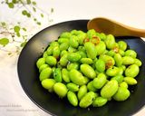 A picture of step 4 of Easy Garlic Edamame with Frozen Shelled Edamame.