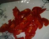 A picture of step 1 of Aloo ki qatliyan.