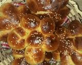 صورة لخطوة 2 من وصفة خبز دار على شكل ورود خبز راقي رووعة 🥖👍😋