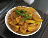 हरे टमाटर का सलाद (Hare Tamatar ka salad recipe in Hindi) रेसिपी चरण 6 फोटो
