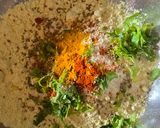 A picture of step 3 of Sattu cheela.
