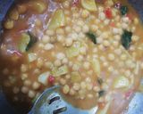 A picture of step 16 of Masala chanachat.