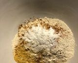 A picture of step 2 of Banana Bread - vegan and GF.