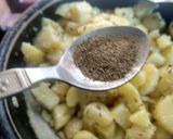A picture of step 4 of Farali aloo sing bhaji.