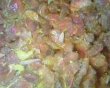 A picture of step 3 of Beef shawarma.