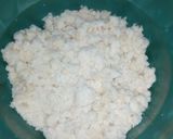 A picture of step 2 of Yam balls.