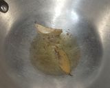 A picture of step 2 of Leftover schezwan onion pulao.