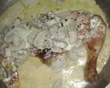 Foto del paso 6 de la receta: Pollo con salsa de verdeo y champi