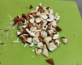 A picture of step 2 of Dry fruit and chocolate Chikki.