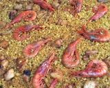 Foto del paso 12 de la receta Arroz con bonito y gambas
