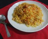 A picture of step 10 of Sindhi Chicken biryani.