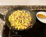 Foto del paso 6 de la receta: Pizza rústica con patata y bacon, sin gluten
