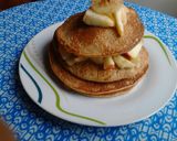 Foto del paso 1 de la receta: Pancakes de banana con topping de manzana 🍎