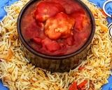 A picture of step 5 of Schezwan chilli chicken.