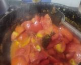 A picture of step 2 of Tomato Thokku.