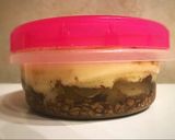 Foto del paso 4 de la receta: Desayuno para llevar en tupper de avena, banana asada y café