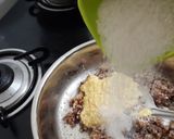 A picture of step 7 of Rajma burfi.