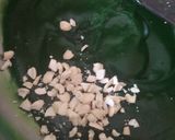 A picture of step 3 of Banana leaf halwa.