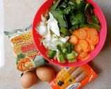 Foto langkah ke 1 dari resep Mie goreng sosis.