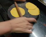 A picture of step 2 of Summer Spoon Dish Aamras and masala puri.