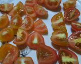 Foto del paso 3 de la receta: Fideos de arroz con cherry en airfryde