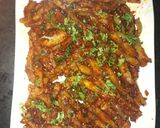 A picture of step 5 of Sesame honey chilli potato.