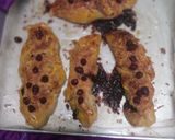 Foto langkah ke 5 dari resep Strudel pisang nyoklat Keju.