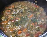 Une image de l'étape 17 de Soupe de légumes au bouillon de crevettes black tiger.
