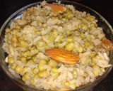 A picture of step 3 of Traditional sweet khichdi.