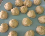 Foto langkah ke 2 dari resep Bakpia basah teflon isi kacang hijau.