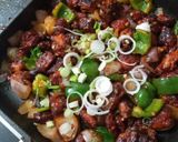 A picture of step 4 of Indian Chilli chicken Healthy version.