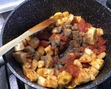 Une image de l'étape 6 de Panais aux tomates et épices.