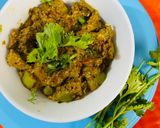 A picture of step 4 of Khandeshi Special green brinjals bhaji,with Ghadichi Poli (Lunch)recipe.