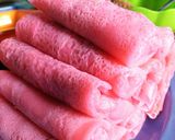 Foto langkah ke 5 dari resep Dadar gulung pinky (isi alpukat) 😍😍.