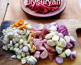 Foto langkah ke 3 dari resep Gulai Kojo Ayam Kampung Ala Sumsel.