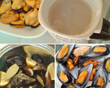 Foto del paso 1 de la receta: Mejillones al vapor con mayonesa escabechada